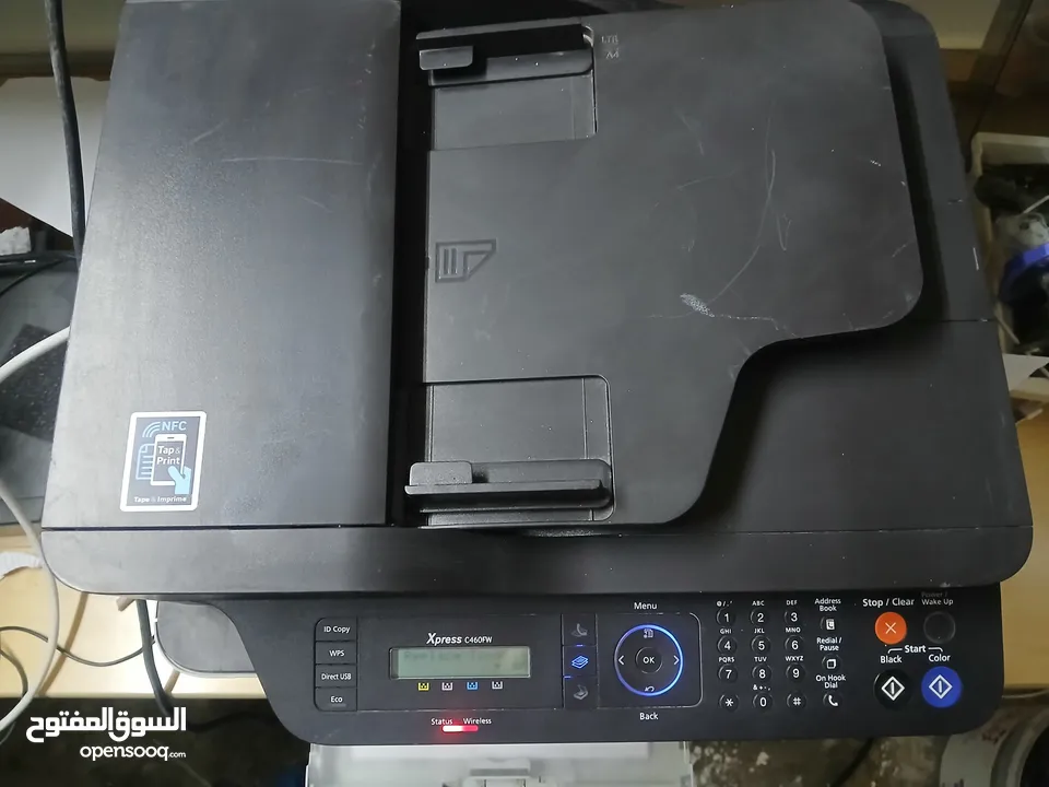 طابعة سامسونج تعمل الة تصوير وطابعه وفاكس وسكنر