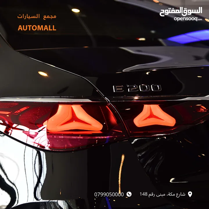 مرسيدس اي كلاس مايلد هايبرد نايت بكج 2024 Mercedes E200 Mild Hybrid AMG Line Night Package