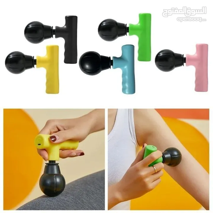 جهاز مساج رجاج شحن هزاز المساج الصغير متعدد الاستخدام تدليك صوت هادئ رجاج تدليك