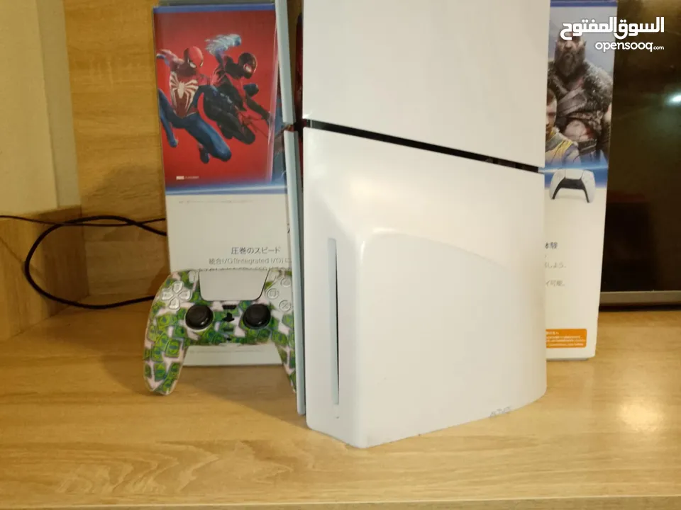 قابل للتفاوض شيء بسيط PlayStation 5 Slim بحاله الوكاله استخدام 5اشهر