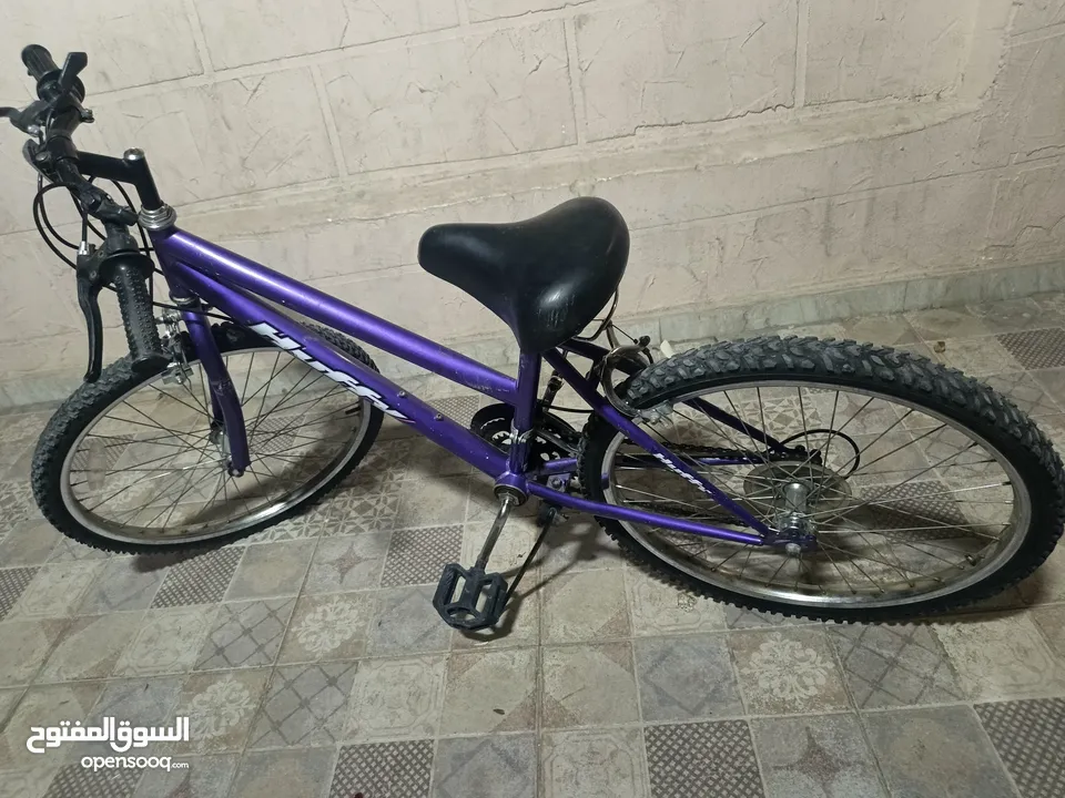 دراجه هوائيه ماركة Huffy العالمية 24 انش جبلي غيارات شغالة تمام بسعر مغري