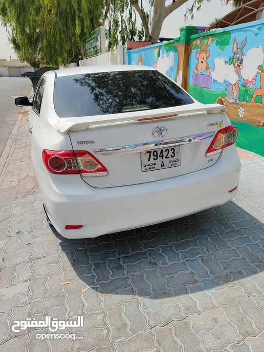 تويوتا كورولا خليجي للبيع من المالك مباشره نظام الكاش أو الاقساط Corolla 2013 for sale in ajman