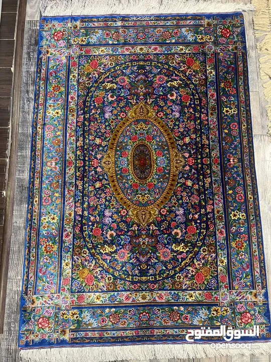 PERSIAN PURE SILK QUM CARPET