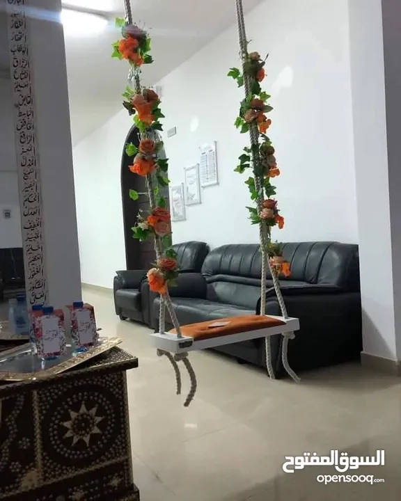 صار وقت تغير جوك مع مرجيحه سندريلا....... خشب سويد  بدون ورد 22 مع ورد 32 تحمل وزن فوق 100 خدمه توصي