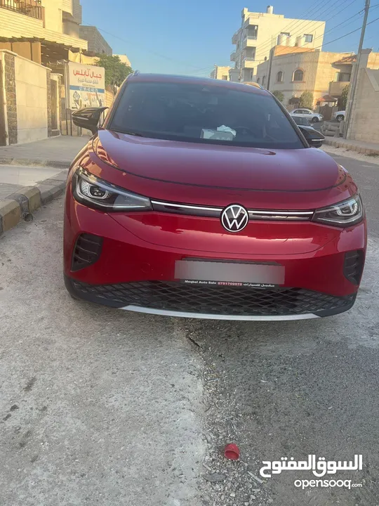 Id4 cross pur + 2021 بحالة الوكالة لون خمري