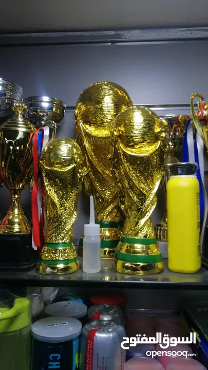 كأس العالم لكرة القدم ب3 مقاسات ثقيل جوده عاليه شكل مميز وفخم
