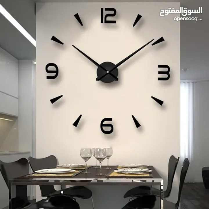 ساعة حائط  ارقام كبيرة