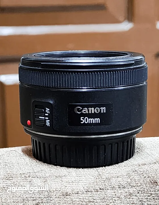 عدسة كانون Canon lens 50mm F1.8