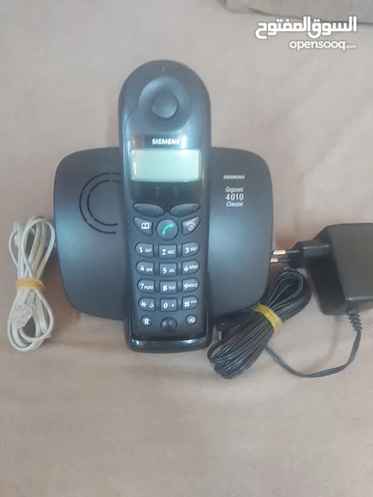 هاتف أرضي لاسلكي Siemens Gigaset 4010 Classic– شغال 100% ومجرب يعمل على الفايبر