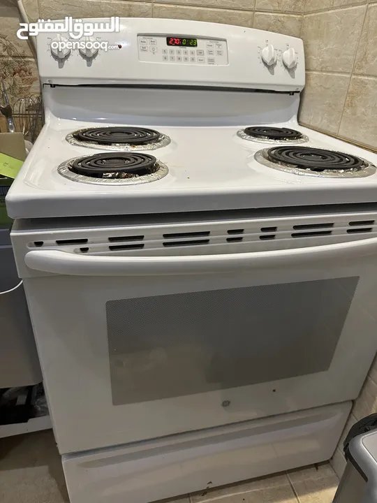 Electric stove and oven