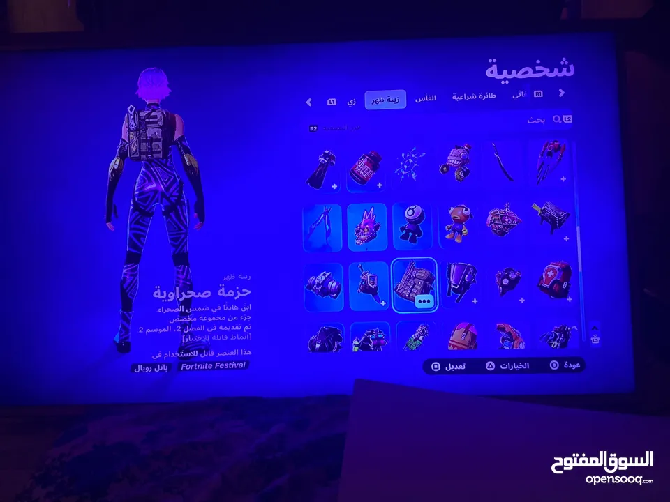 حساب فورت نايت 92 سكن