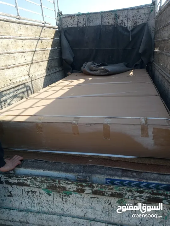 بلياردو خشب كامل 8قدم مع استيكتين ومثلث وطابات جديد بالكرتون واصل راكب