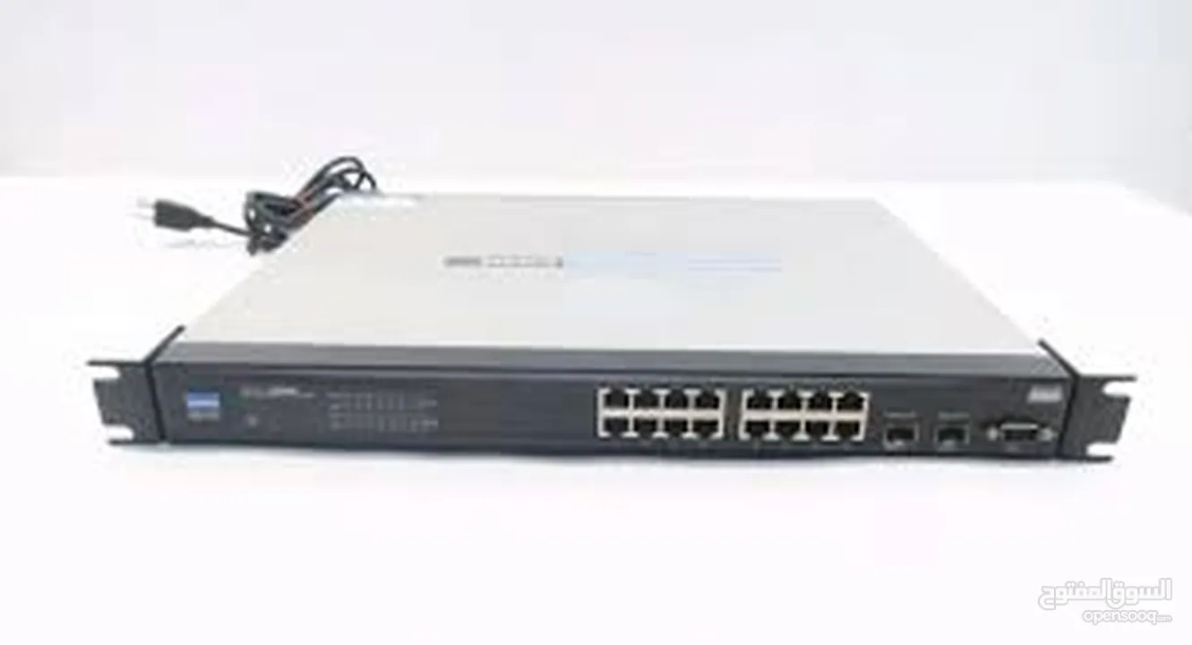 Linksys 16-Port Gigabit PoE Managed Switch with 2 SFP Ports