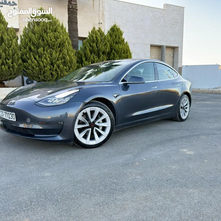 تيسلا 3 موديل 2020 long range لون فيراني دفع رباعي بحالة الوكاله السعر 17250