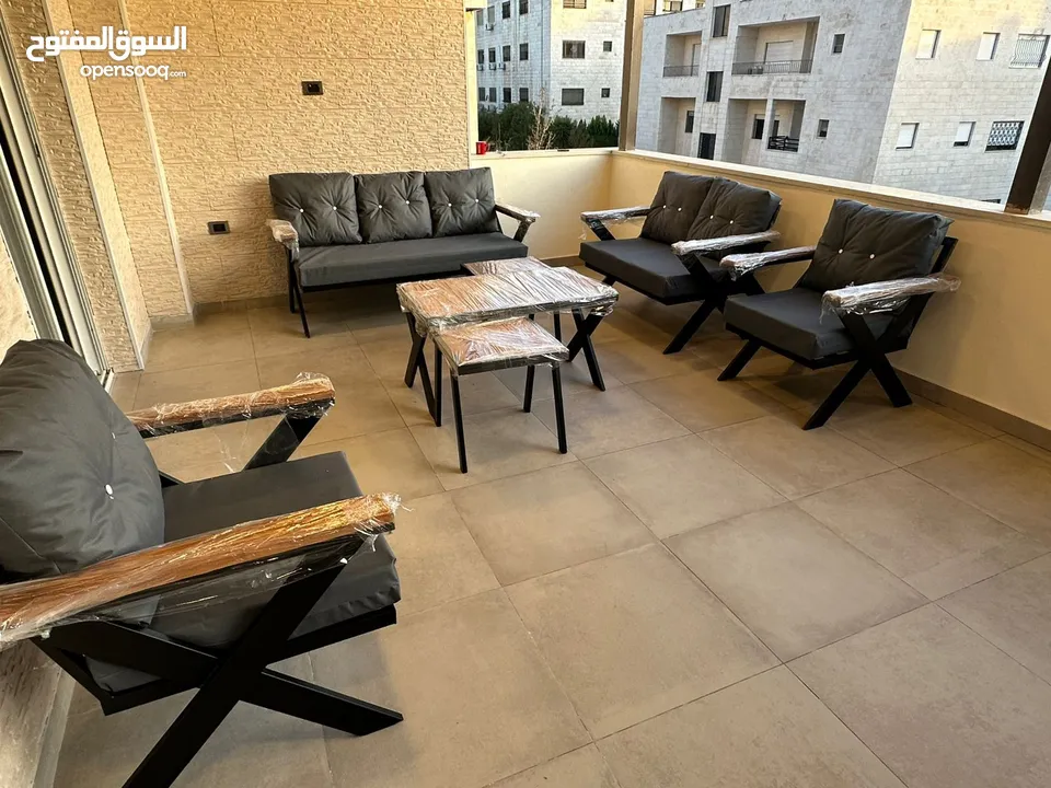 اطقم جلسات خارجية معدنية موديل اكس الأكثر طلباً