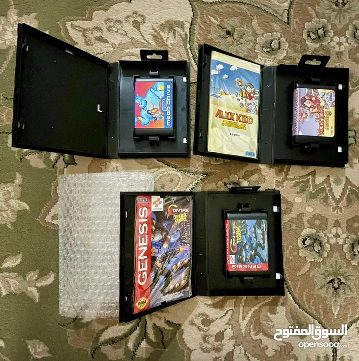 ألعاب سيجا جديدة بجودة الاصلية في العلبة مع الكتيب New Sega Games Boxed with Manual like Original