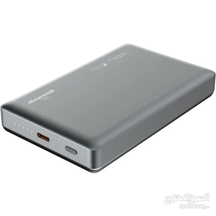 باور بانك مغناطيسي أنيق – شحن سريع في جيبك!ما تضلّك تدور على شاحن  10000mAh بتقنية الشحن اللاسلكي