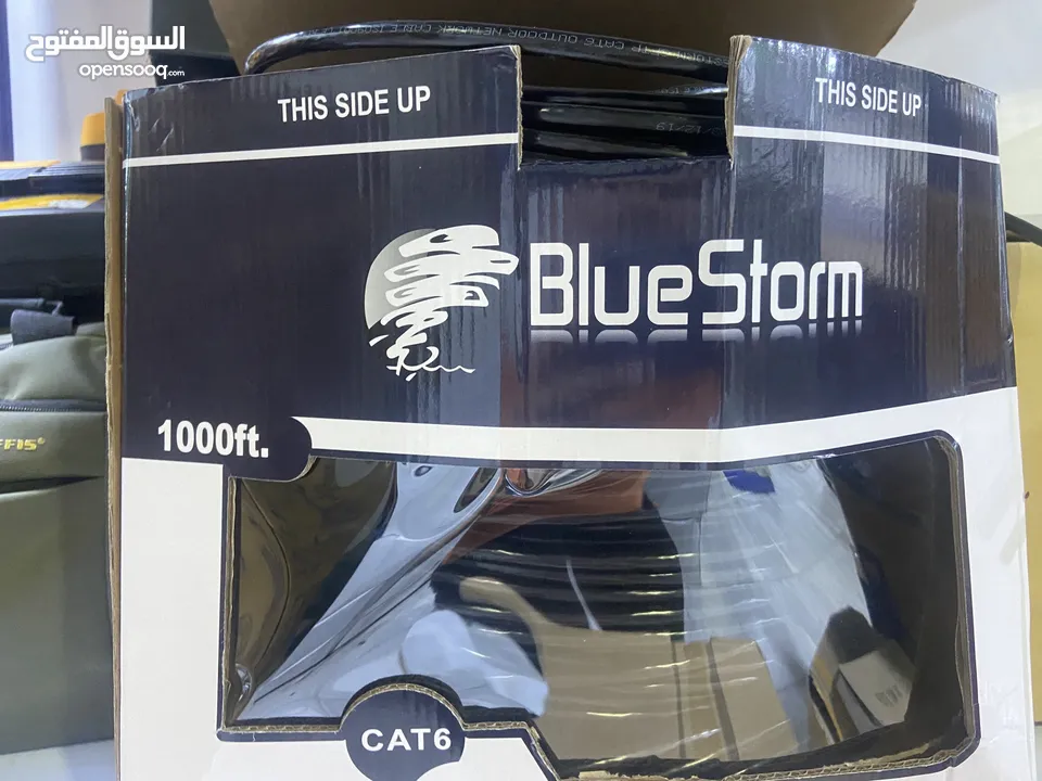 كيبل انترنيت او كامرات مراقبة من شركة Blue Storm Cat6