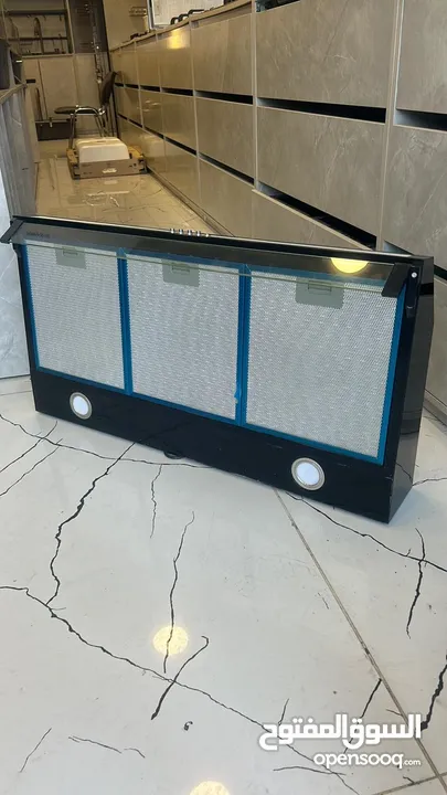 شفاط مطبخ فلاتر داخلية قوية بدون تمديد حديث وحصري تصميم أنيق أسود أو سلفر مكفول حرق سعر لن يتكرر