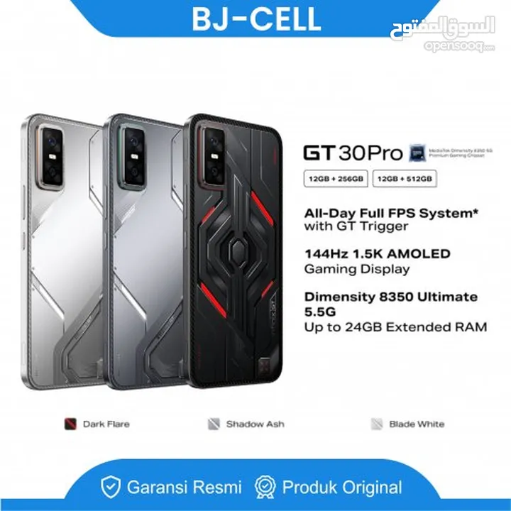متوفر الان جديد وبافضل سعر انفنكس جي تي 30 برو//INFINIX GT30 PRO (256GB) NEW