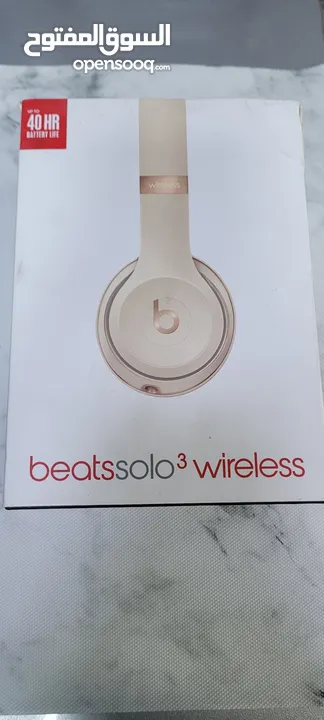 beats solo 3 wireless بحالة الوكاله تماما