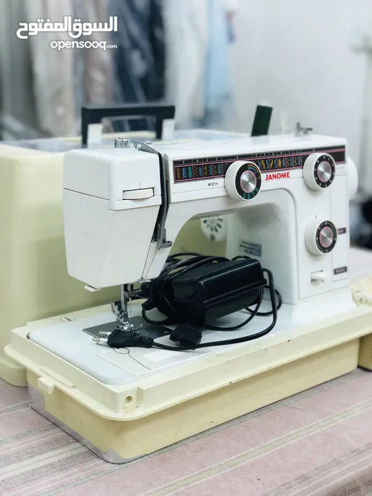 Sewing machine janome selector used for sale للبيع مكينة خياطة جانوم مستعمل