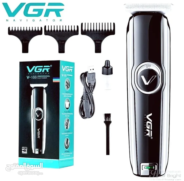 ماكنة_حلاقة_VGR_V168 مثالية لتصفيف الشعر و اللحية وفقا لأي مظهر تريده