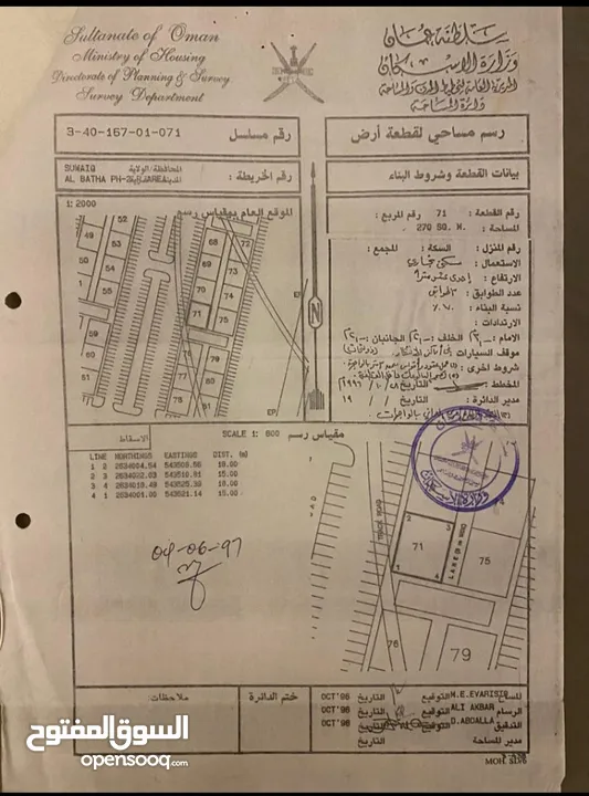 سكني تجاري البطحاء شرق شرطه ثاني خط من شارع القار