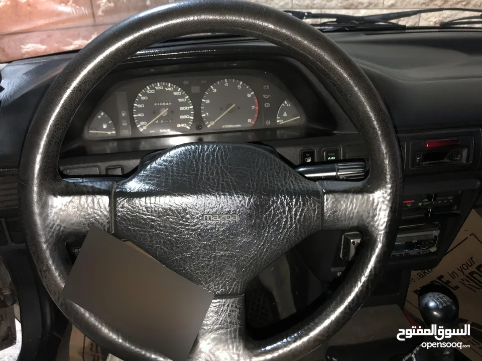 مازدا 92 للبيع چير عادي ماتور 1600 يد اولى