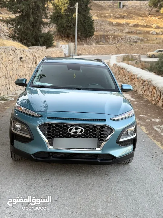 هيونداي كونا 2020  حالة الشركة  عداد 55  ألف فقط لون مميز