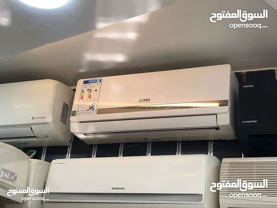 مكيفات  عادي (روتري) طن 1 طن 1.5 طن 2 طن مستعمل بحالة الوكاله  من كوخ الاسكيمو للتكييف والتبريد