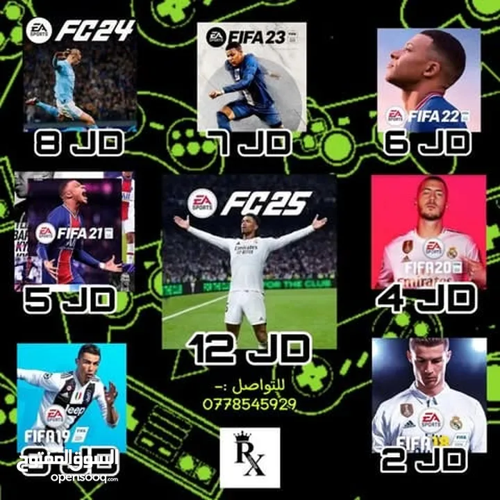 تنزيل FC 25 (ARABIC/ENGLISH) / FORZA HORIZON 5 على PS4+PS5