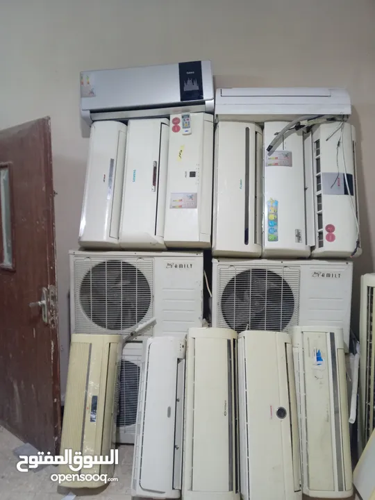 مكيفات واحد طن متنقل غاز وسبلت انفيرتر وعادي أسعار حرق الأسعار من 125 آلى 165 دينار