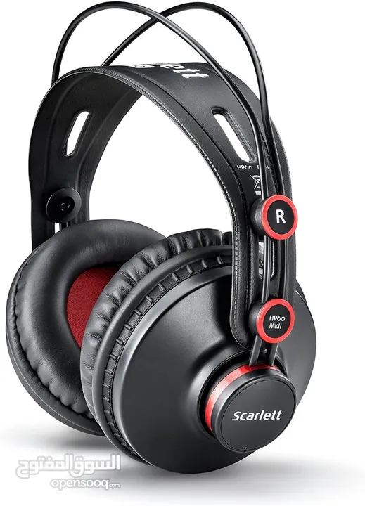 طقم كرت صوت سكارلت مع ميكرفون وسماعة اصلي Scarlett 2i2 Studio Audio Interface and Recording Bundle