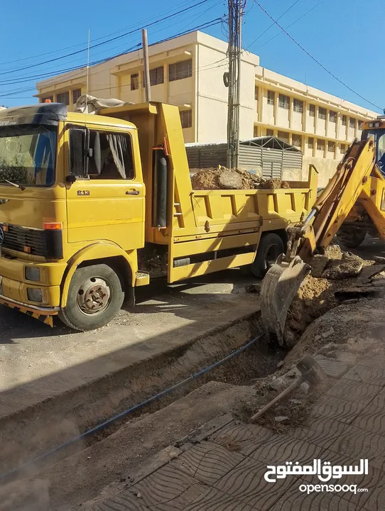 قلاب 5 متر لنقل مواد البناء والطمم خدمة 24 ساعه
