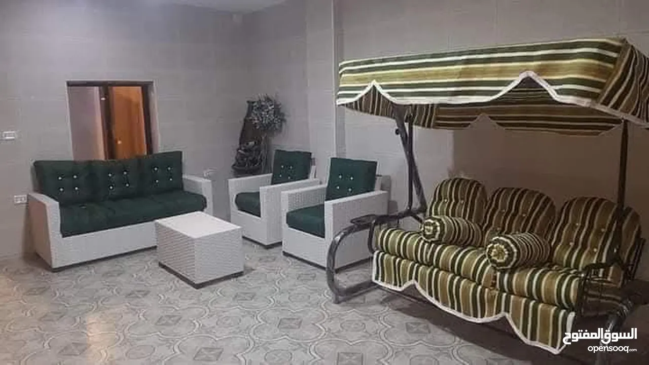 افضل انواع المراجيح الثلاثية ومراجيح عش البلبل الحجم الجامبو واطقم الراتان  نخب اول ومكفوووووووول