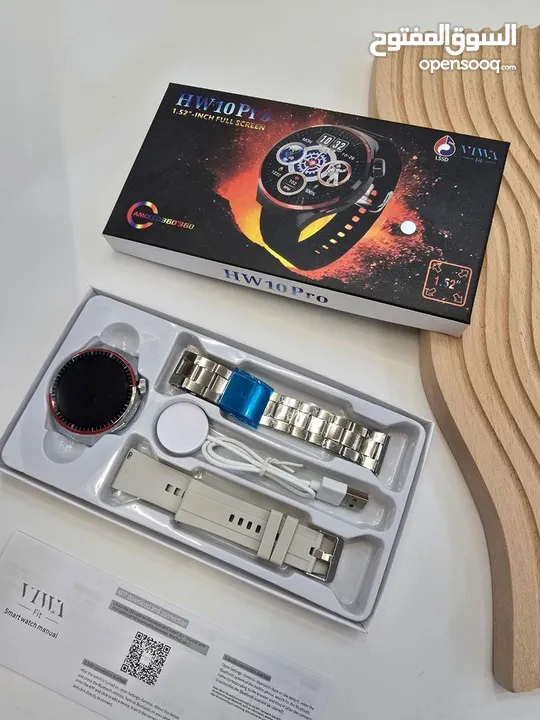 ساعة HW10 Pro الذكية: أناقة، تقنية، وسعر لا يُصدّق! تبحث عن ساعة ذكية تجمع  الأناقة .