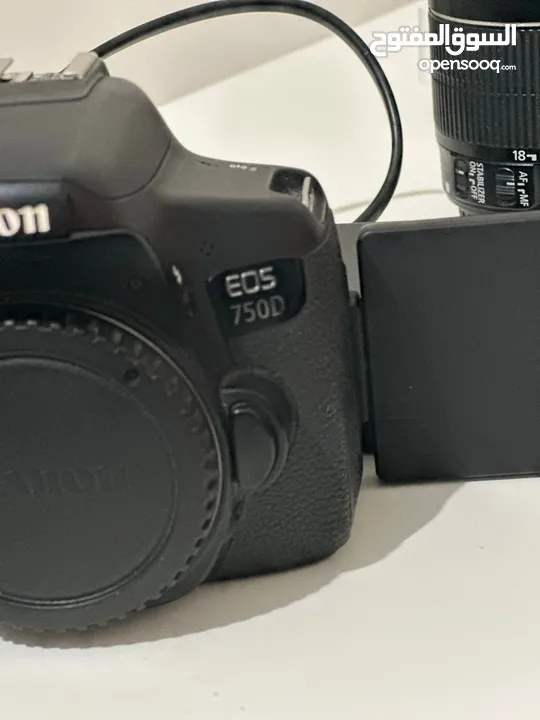 كانون 750D canon حالة ممتازة
