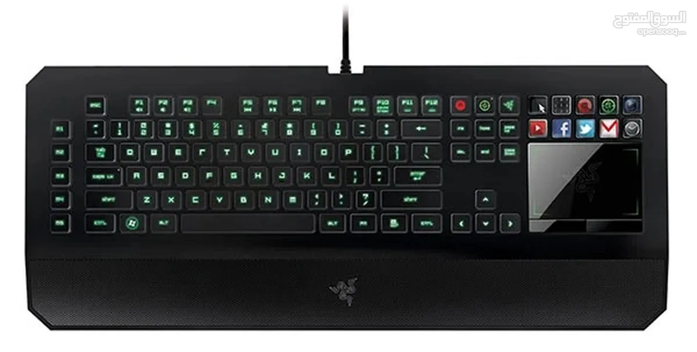 كيبورد جيمنج ريزر (deathstalker ultimate) نادر الوجود بحالة الجديد