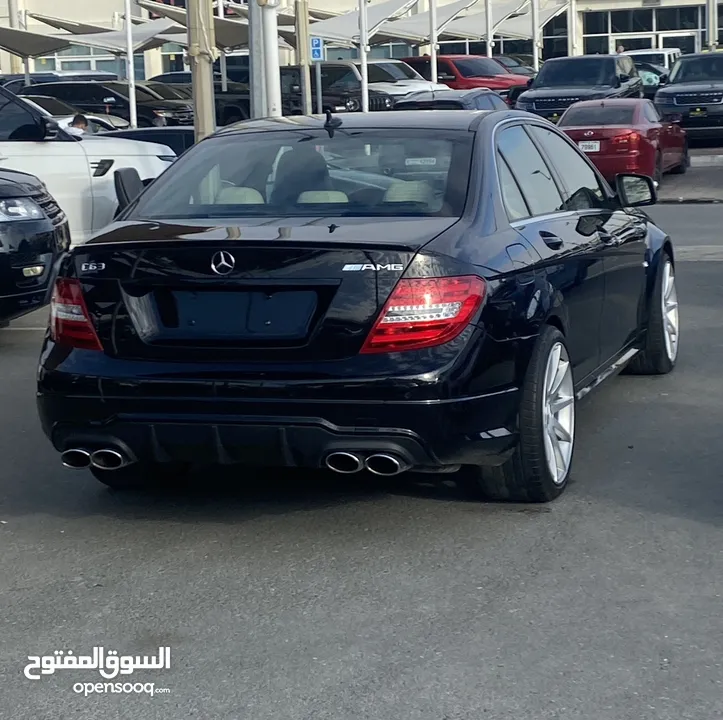 مرسيدس c63 2009  محول 2014