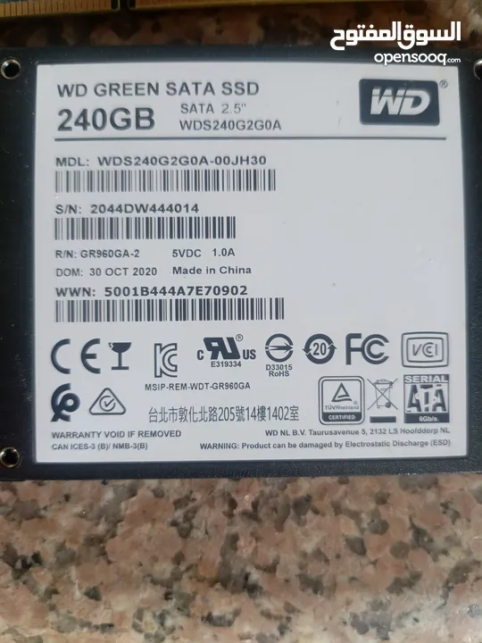 SSD WD 240G 74%