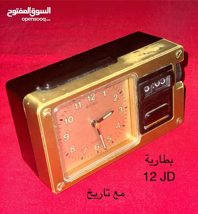 ساعات منبهه قديمة. خصم 20٪؜ على الاسعار الموجودة على الصور والتفاصيل في الوصف.