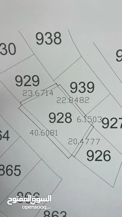 ارض للبيع في زحوم مقابل حديقه زحوم بمساحه 737 متر مربع