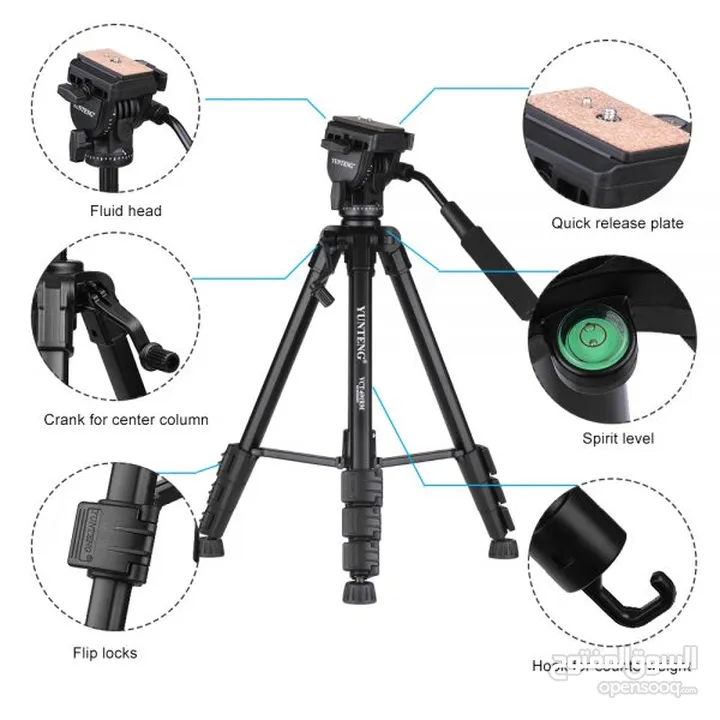 ترايبود (Tripod) كاميرا TR472 بارتفاع 170cm