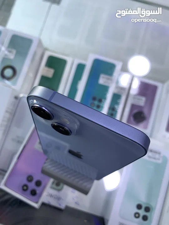 iPhone 14 plus 256G مستعمل بحالة الجديد مش مفتوح ولا مصلح كفالة محل على الفاتورة
