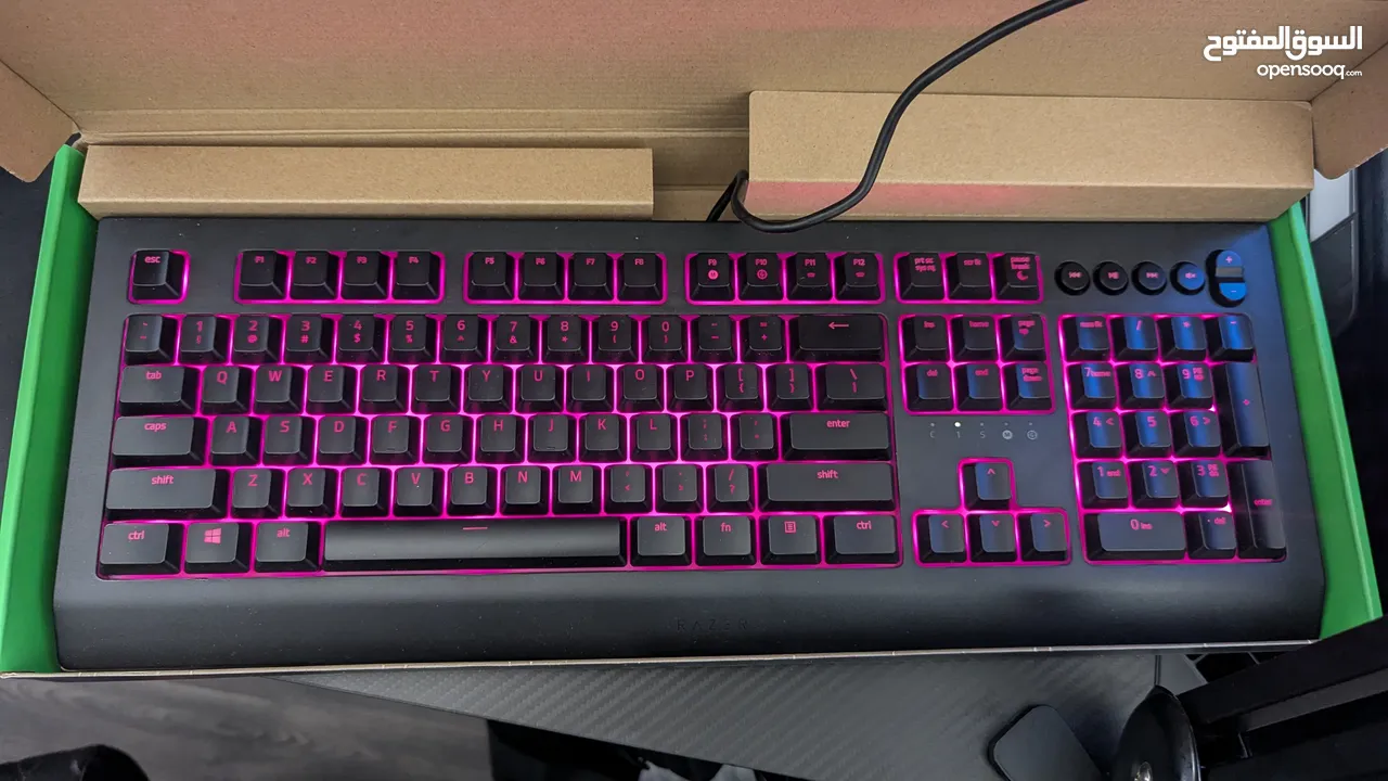 كيبورد جيمينج من شركة ريزر gaming keyboard RGB