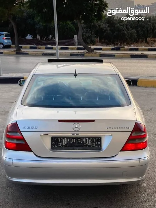 مرسيدس E200 كومبريسر مالك اول من الشركة  2004 1800cc بيان جمركي جديد كوشوك جديد كفالة فحص 7 جيد