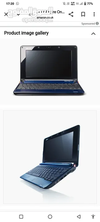 acer aspire one laptop  Internal Storage 148  Ram 01 GB