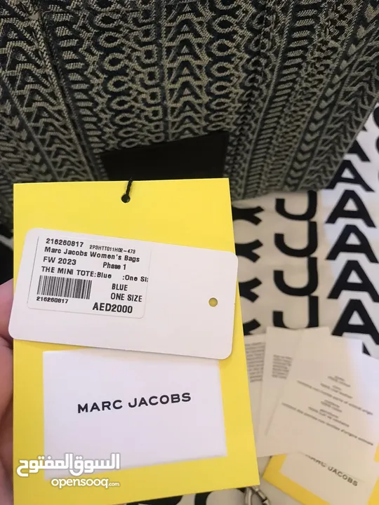 حقيبة توتي من ماركس جايكوبس أصليه جديده.Marc Jacobs Tote bag The Washed Monogram Crossbody