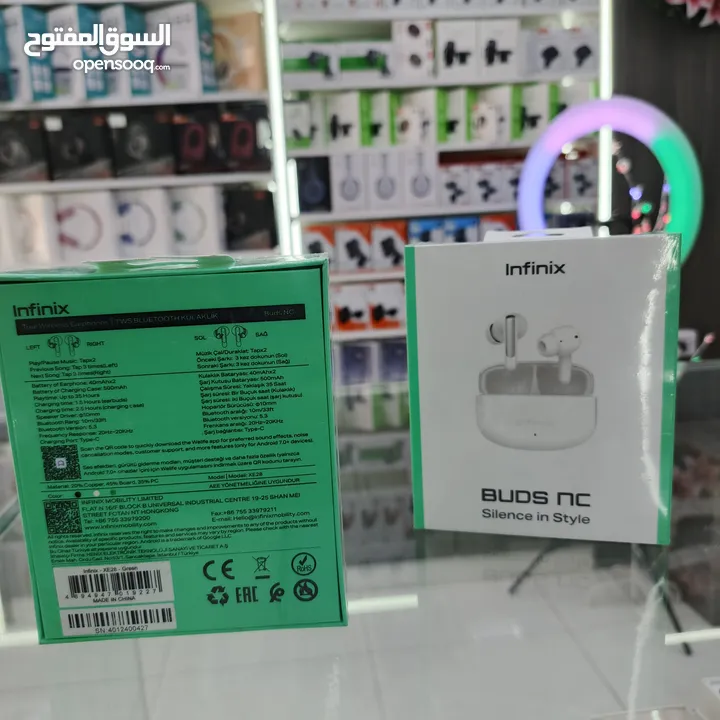 سمعات انفنكس الاصليه BUDS nc  افضل نوعيه مع كفاله